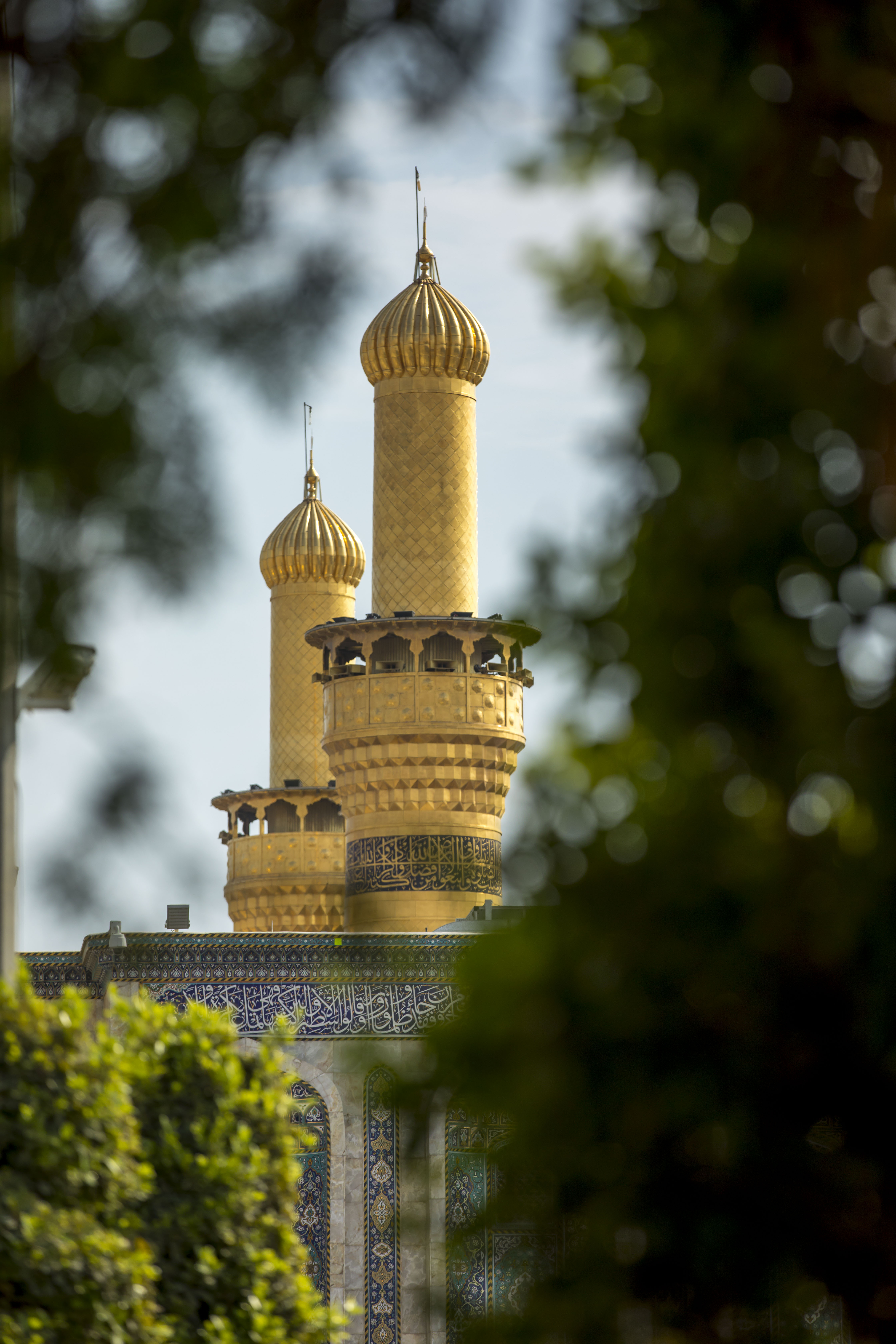 منارتي حرم الإمام الحسين (عليه السلام)