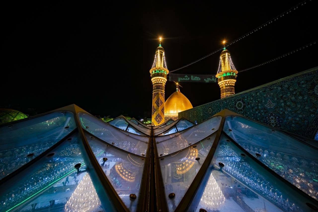 منائر  وقبة ابي الفضل العباس (عليه السلام)