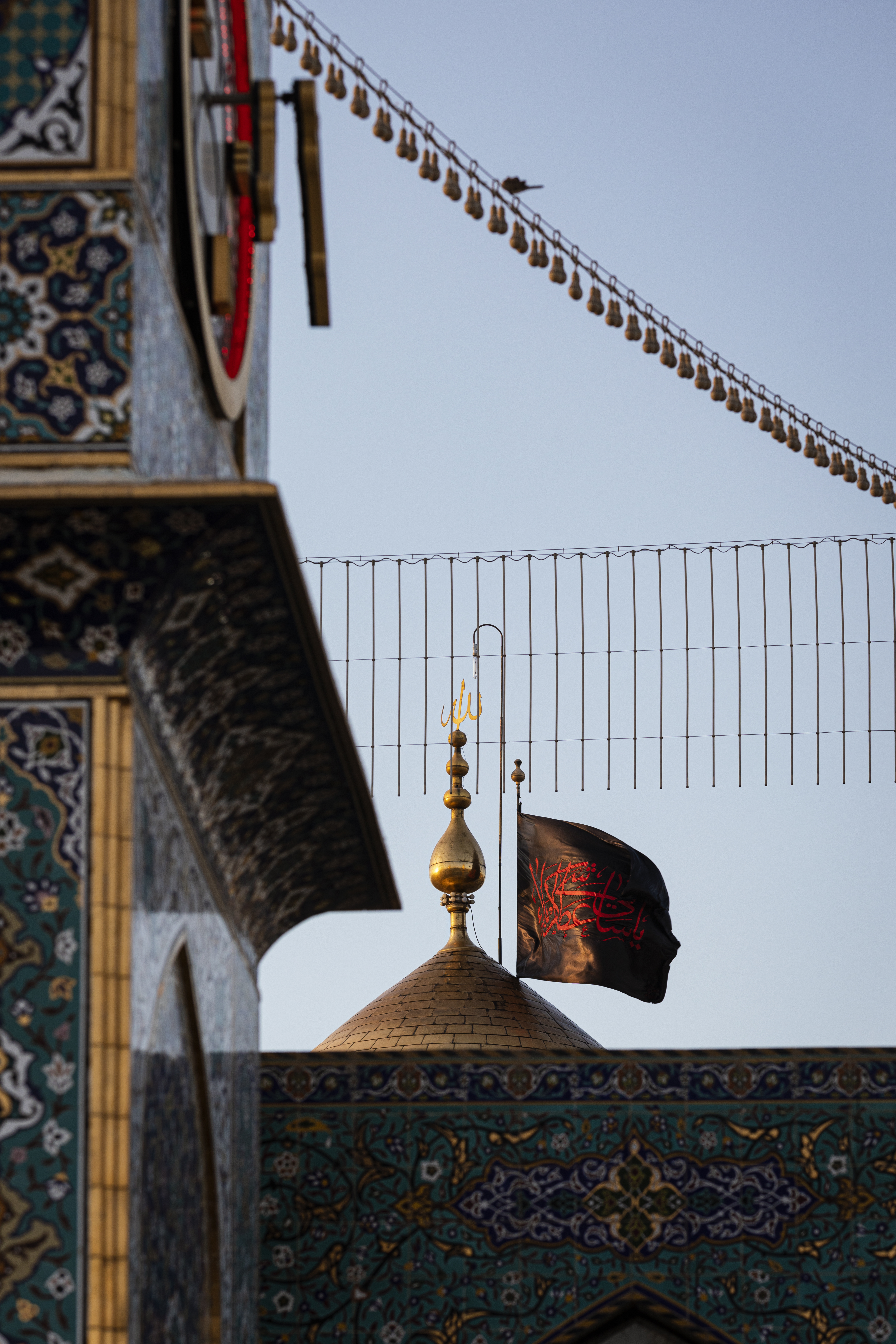قبة حرم المولى أبي الفضل العباس عليه السلام