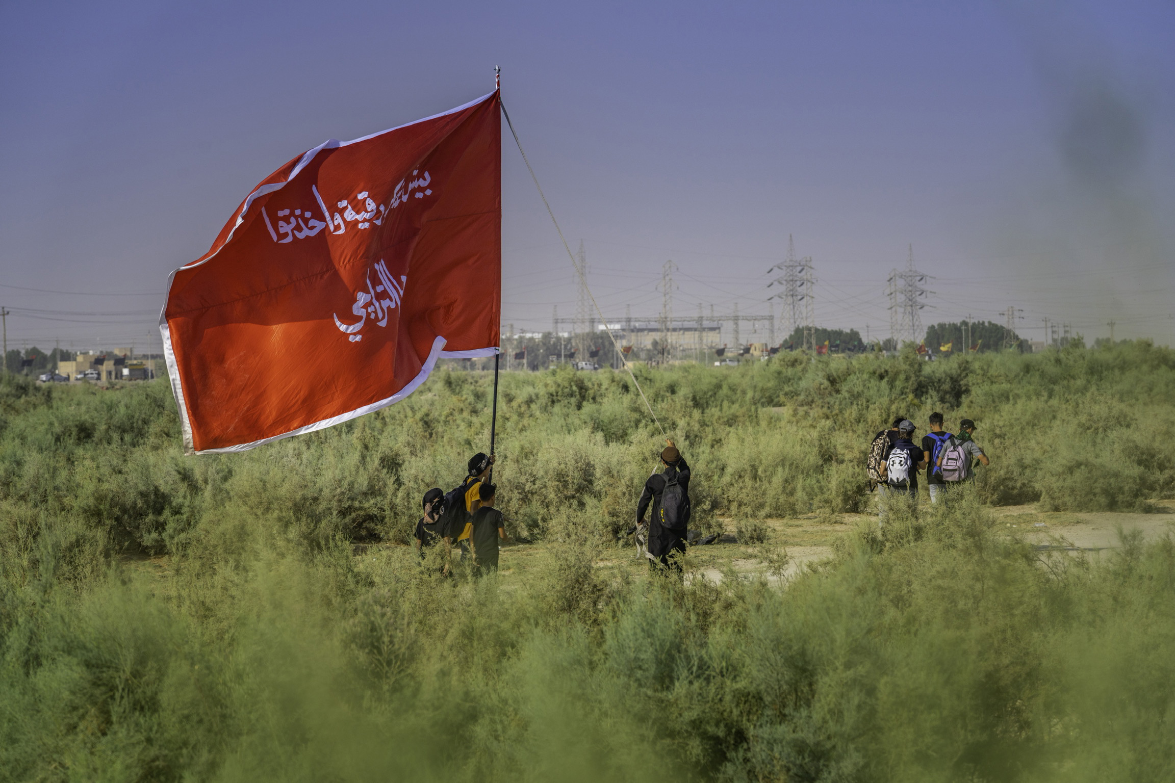 زيارة الأربعين_طريق المشاية