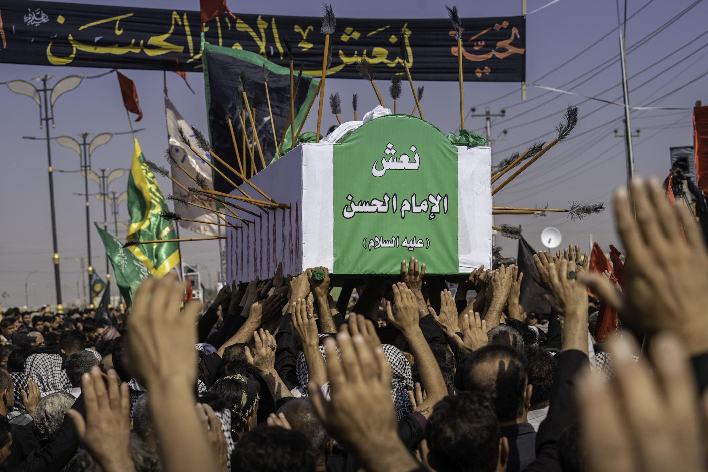 زيارة الأربعين_طريق المشاية