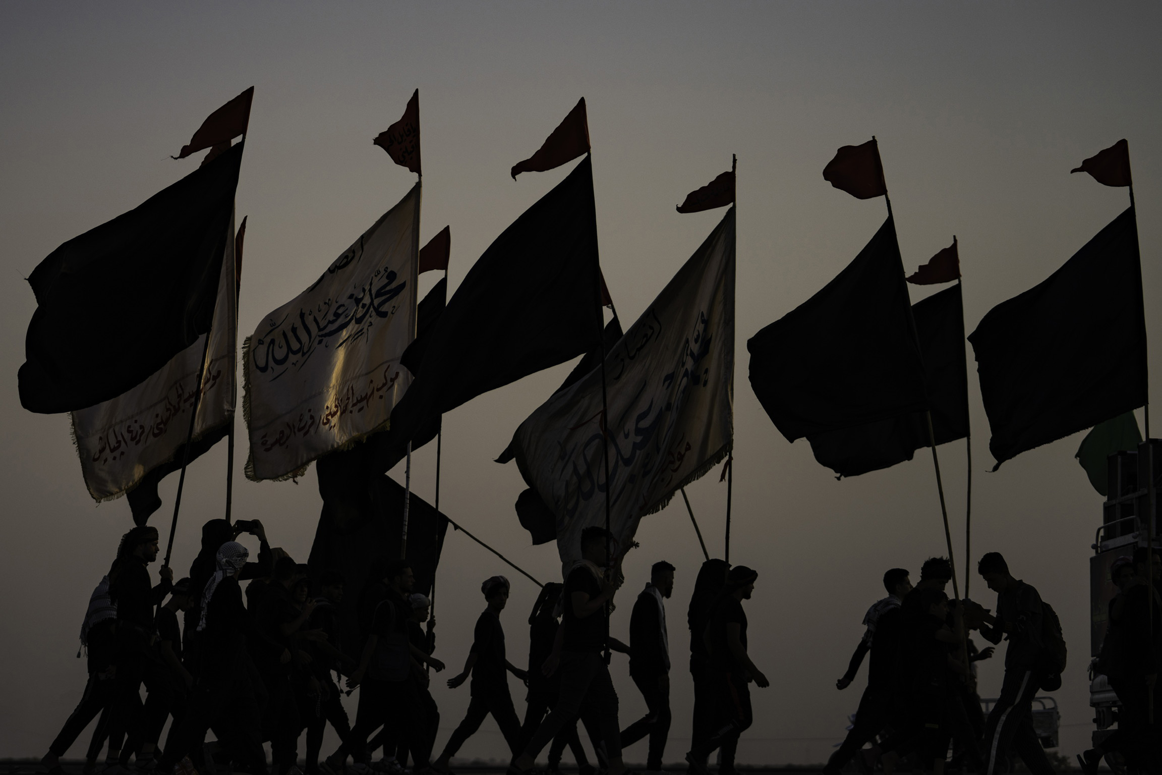 زيارة الأربعين_طريق المشاية
