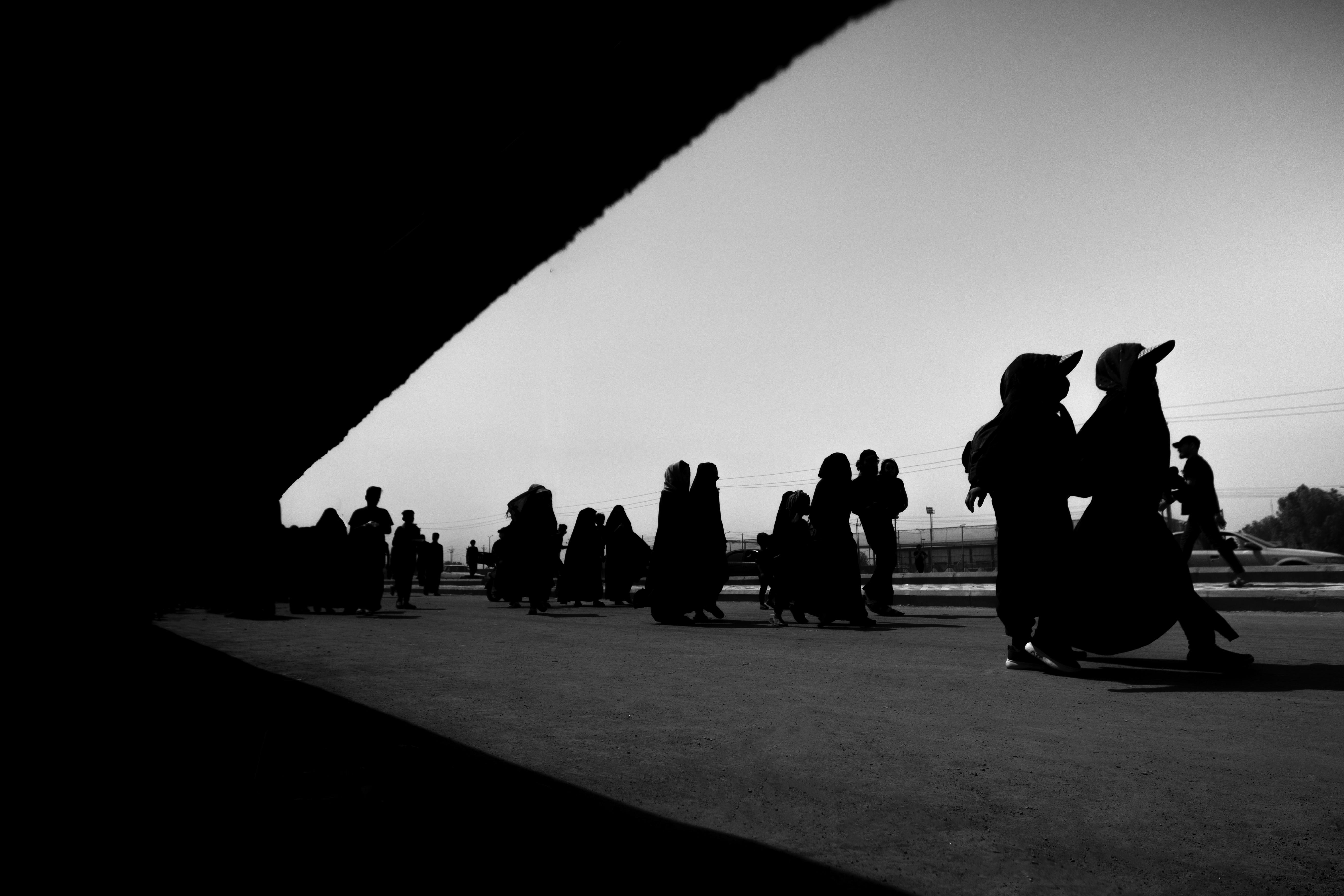 زيارة الأربعين_طريق المشاية