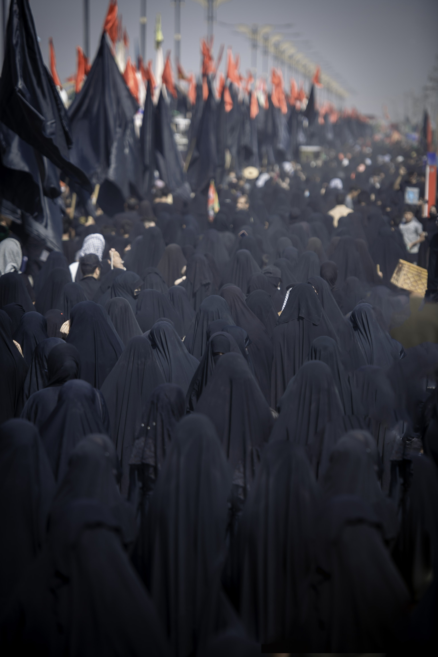 زيارة الأربعين_طريق المشاية