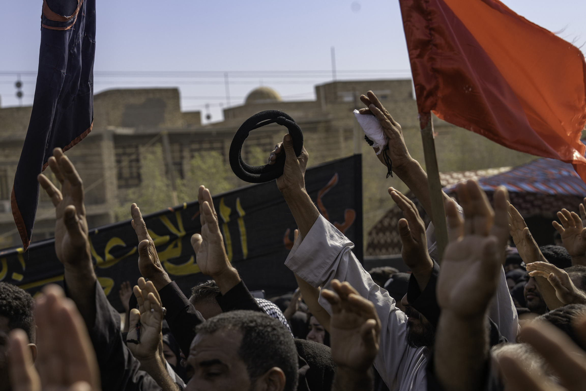 زيارة الأربعين_طريق المشاية