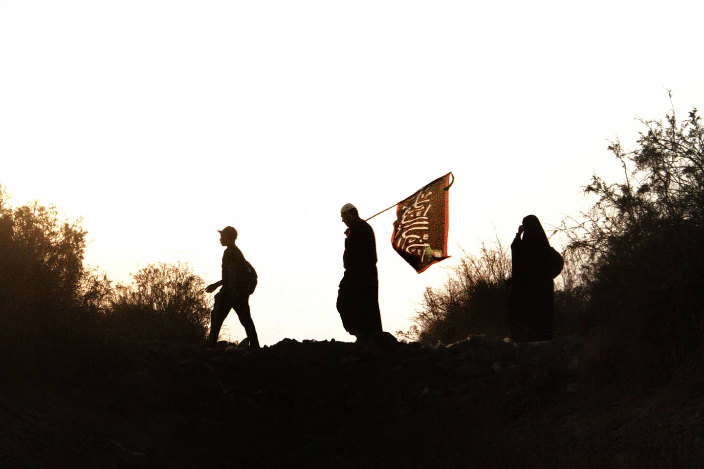 زيارة الأربعين_طريق المشاية