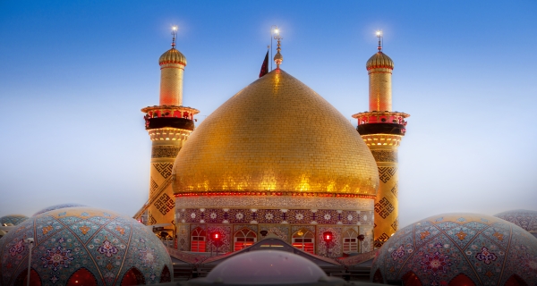منائر  وقبة ابي الفضل العباس (عليه السلام)