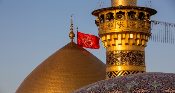 منائر  وقبة ابي الفضل العباس (عليه السلام)