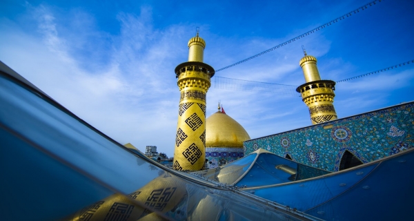 منائر  وقبة ابي الفضل العباس (عليه السلام)
