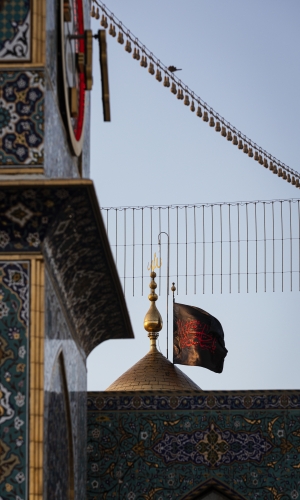 قبة حرم المولى أبي الفضل العباس عليه السلام