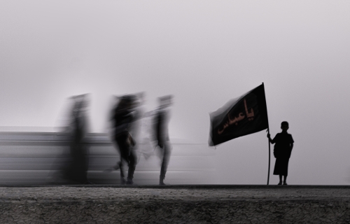 زيارة الأربعين_طريق المشاية