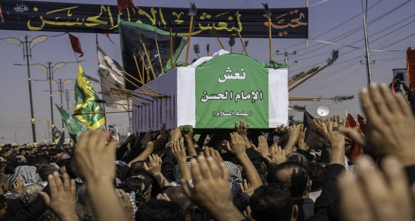 زيارة الأربعين_طريق المشاية
