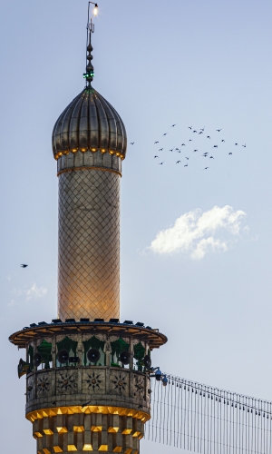 منارة حرم أبي الفضل العباس سلام الله عليه