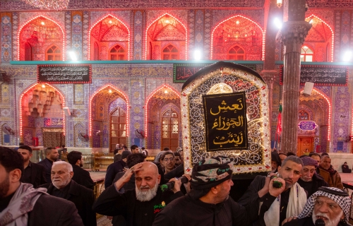 نعش السيدة زينب عليها السلام 