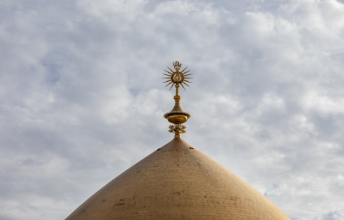 قبة احرم الامام علي عليه السلام 