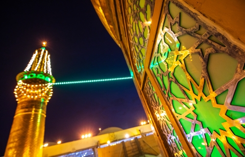 قبة ونارة الامام الحسين عليه السلام 