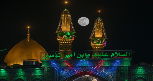  القمر مع اقمار كربلاء