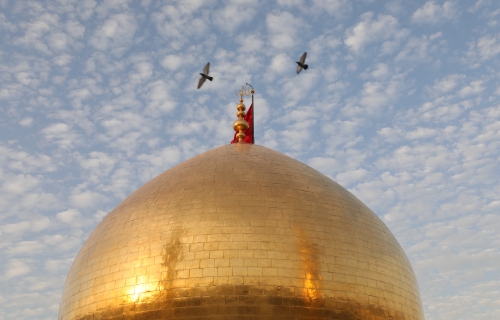 قبة الامام الحسين (عليه السلام )