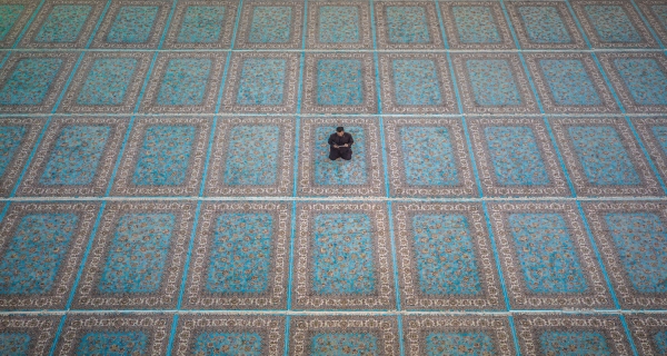  اجواء ايمانية في رحاب الصحن الحسيني الشريف