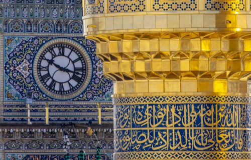 منارة الساعه لمرقد الامام علي 0عليه السلام)