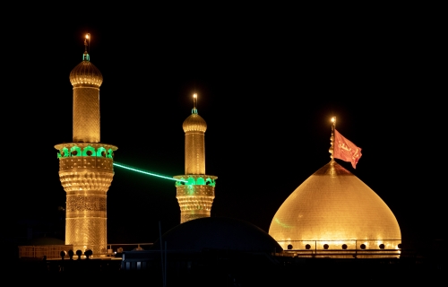  قبة ومنارة الامام الحسين (عليه السلام)