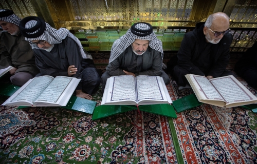 المحفل القراني المبارك في العتبة الحسينية المقدسة