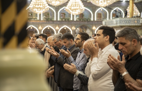 أجواء صلاة الجماعة في العتبة العباسية المقدسة 