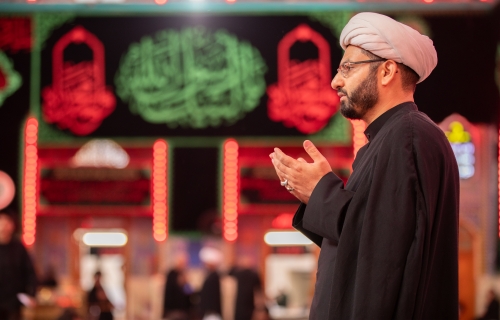 أجواء الدعاء في الصحن الحسيني الشريف