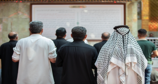 أجوء الزيارة في الصحن العباسي الشريف